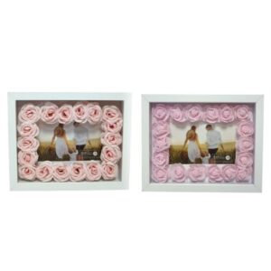 Eternal Flower Rose Wooden Photo Frame Wedding Box Holiday Decoration Gift