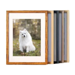 Europe Style Custom Size MDF Wood Photo Frames A4 Black Decorative Wall Picture 4X6 5X7 Simple A3 A2 Option for Home Decoration