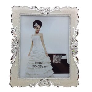 European Creative Wedding Photo 7 Inch Photo Frame Inlaid Pearl Plastic Photo Frame
