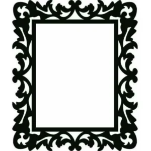 European Modern Metal Photo Frame Vintage Decorative Laser Cut Scrollwork Wall Frame for Home Decor & Wedding Gifts