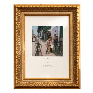 European Retro 6 Inch Wedding Photo Frame A4 Certificate Hanging Wall Display Resin
