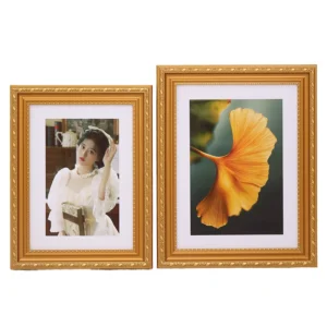 European Retro Custom Eco friendly A4 Photo Frame 6 Inch 8 Inch 10 Inch Resin Wedding Photo Wall Certificate Frame