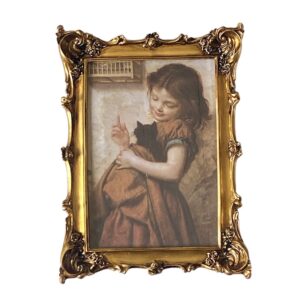 European Style Resin Wedding Photo Picture Frame Creative Wall Hanging Decorative Frame for Home Decor