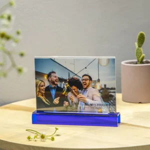 Factory Creative Photo Picture Frame Frames Display Transparent Standing Type Square Acrylic Photo Frame