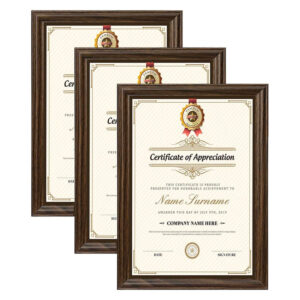 Factory Customized File Certificate Diploma Degree Graduation Frame Ps Resin Photo Frame