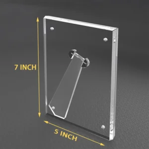 Factory Customized Picture Acrylic Desktop Photo Frame With Stand