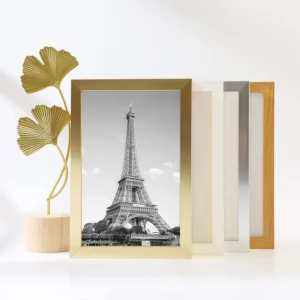 Factory Direct 11×14 A4 PVC Photo Frame Black Silver Plastic Picture Frame Wall Mount Tabletop PS Home Decor
