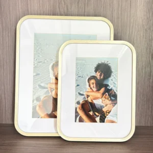 Factory Direct Sales 20mm Thick Metal Rectangle A2 Mirror Frame Aluminum Alloy Desktop Wall Mounted Modern Minimalist Photo