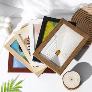 Factory Price 4×6 5×7 6×8 8×10 Inches A3 A4 A5 Custom Size Stock MDF Tabletop Wall Mounted Wooden Photo Frame