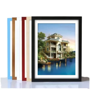 Family Wall Decor Wooden Photo Frame A1 A3 A4 A5 4×6 5×7 8×10 11×14 16×20 Black White Poster Picture Wood Photo Frame