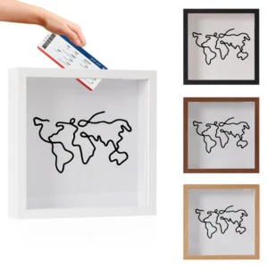 Fashionable Collapsible Storage Frame Personalized Shadow Box Durable Memory Keeper for Gift and Travel Display