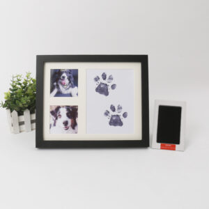 Fashionable Modern DIY New Zealand Pine Wood Waterproof Memorial Photo Frame for Pets Dogs Cats Gift Home Use Tabletop