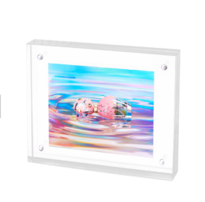 Floating Acrylic Picture Frame With Screw Set Standoff Wall Mount Photo Frame