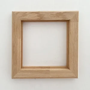 Floating Solid Wood Photo Frame with Customizable Colors and Sizes for Wall or Tabletop Display