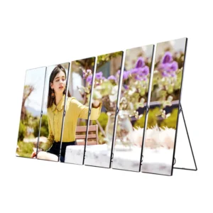 Floor Mobile Digital Signage WiFi LED Poster Outdoor Advertising Screen Vertical Ad LED P2.5 Standing Poster Advertising Screen