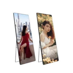 Floor Stand Indoor P2.5 Vertical Totem LED Poster Digital Signage Display Panel WiFi Control Poster LED Display