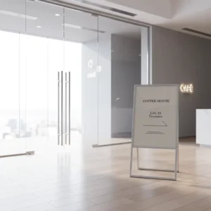 Floor Standing Poster Frame Flexible & Cost Effective Display Solution for Businesses