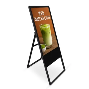 Foldable A Frame LCD Poster Display Indoor Portable Advertising Signage