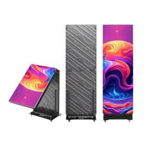Foldable LED Poster Screen Indoor P1.53 P1.86 P2 P2.5 GOB Anti Glare Aluminum Alloy Shopping Mall Visual Display
