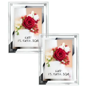 Glass Photo Frame for Home Decor Wedding Gift Certificate