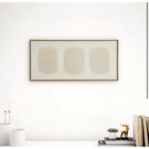 Gold Allure Triple Photo Frame Collage Durable Plastic Material 50cm Height 24cm Length 1.8cm Width