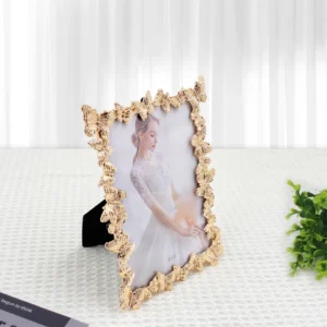 Gorgeous Butterfly Design Metallic Decorative Display Photo Picture Frame