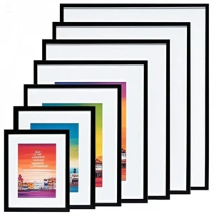 HOMCO Custom MDF Photo Frames 8” 10” A4 A2 A1 Multi Size Wall Art Displays For Galleries Home Decor Bulk Hanging Picture Frame