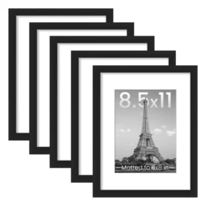 HOMCO Simple Black Poster Frame Modern Poster Frame for Custom Home Decor