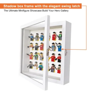Handmade Art Display Case MDF Shadow Box Frame 5cm Depth Open Style 3D Frame For Flower And Doll