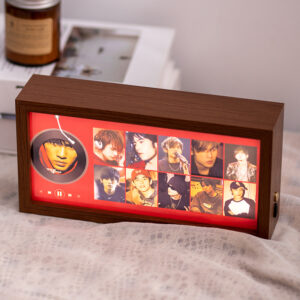 Handmade Eco Friendly MDF Shadow Box Frame Creative Figure Cabinet Blind Box Wall Mount Photo Display Stand Customized Wood