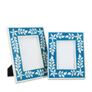 Handmade Eco Friendly Resin Photo Frame with Top Design Wall Decorative Art Modern Style Customizable Colors Available