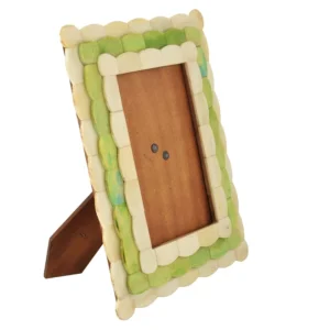 Handmade Indian Beautiful Picture Frame with Decent Bone Inlay UV Printed Decorative Photo Frame