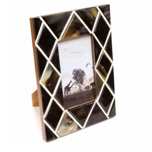 Handmade Luxury Resin Photo Frame with Letterpress Printing for Home & Office Decor Premium Decorative Picture Frame