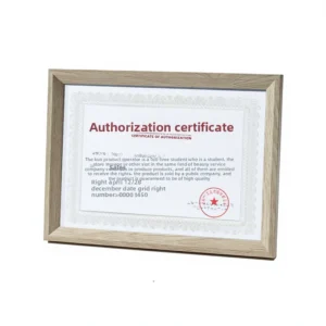 Handmade MDF Certificate Frame A4/A3 Size Business Licenses Permits Awards Letters Authorization Framing Display