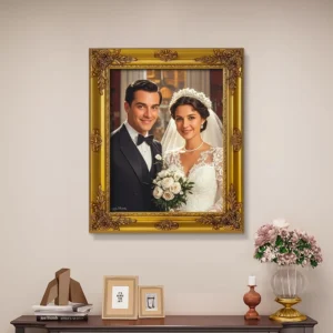 Handmade Modern Wooden Picture Photo Frames Customized Color Customized Logo Foldable Durable Decorative Wall for Home or Office