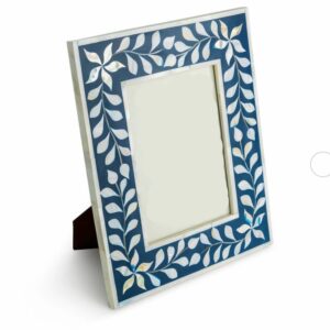 Handmade Mother of Pearl Inlay Photo Frame Rectangular Wooden Decorative Picture Frame for Home Decor