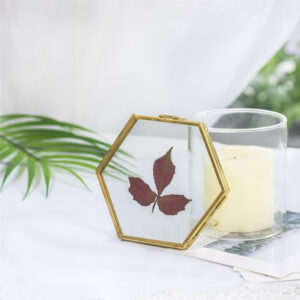 Handmade Premium Glass Photo Frame Decorative Design Classic Stylish Jewelry Box Photo