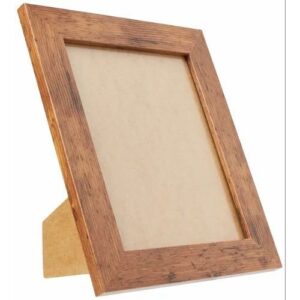 Handmade Rustic Wooden Photo Frame Decorative Picture Holder for Tabletop and Wall Display for Home Office Dcor