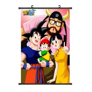 Hanging Cloth Wall Scroll Poster Print Wall Hanging Poster Frame HD Painting Premium Anime Wall Scroll Poster
