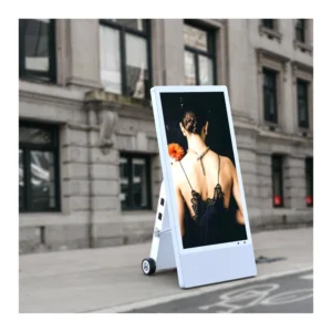 High Brightness IP65 Waterproof Removable Battery 43 Inch Outdoor Kiosk Display Advertising SDK Shopping Mall