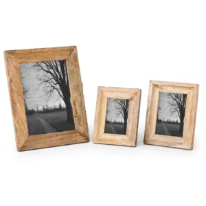 High Definition Customized Size Many Colors Wooden Aluminum Photo Display Frame Embossing Printing Home Centerpiece for Tabletop