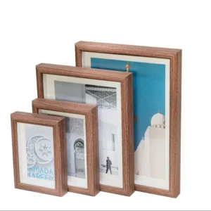 High Demand Solid Wood Eco Friendly Durable Lightweight Rectangular Photo Frame Customizable Simple Wall Hanging Shadow Box