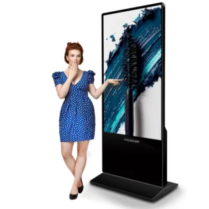 High End 65 Inch Vertical Digital Signage Original A+ Panel Industrial Grade Android Advertising Player