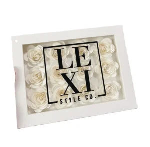 High Quality 8×10 White Wooden Memory Shadow Box Decoration Frames