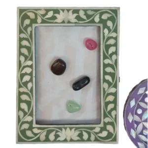 High Quality Bone Inlay Picture Frame Handmade Decorative Photo Frame Luxury Home Decoration Frame