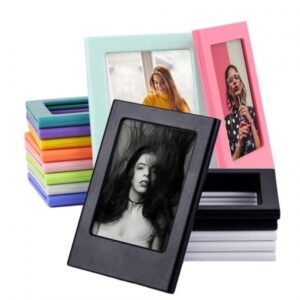 High Quality Colorful Mini Table Picture Frames Plastic Fridge Magnetic Photo Frames