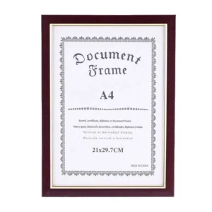 High Quality Craft Frame A4 Certificate Diploma Award Document Frame and Desktop Display Frame