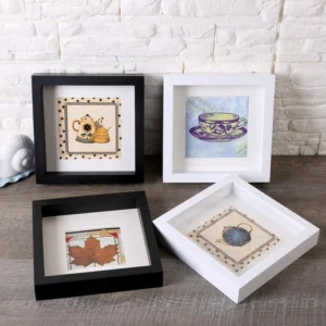 High Quality Custom 10X10″ 3D Wood Shadow Box Frames