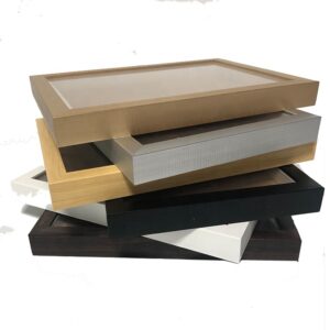 High Quality Custom 10X10 Picture Photo Frame 3D Wood Shadow Box Frames