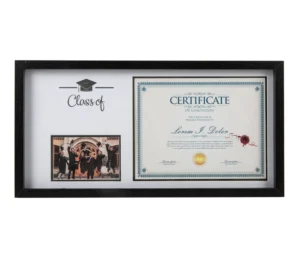 High Quality Custom 4×6 Inch Foto Frame Wood Graduation Diploma Document Certificate Frame
